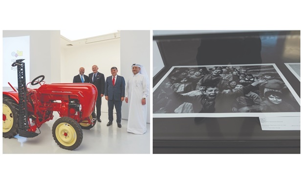 QM CEO Ahmad Musa al-Namla and Dogus Holding chairman and CEO Ferit F Sahenk have signed a MoU that will see the conglomerate donate 50 photographs by the late Turkish photojournalist, Ara Gu00fcler, and a Porsche tractor to the former.