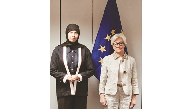 During the meeting, bilateral co-operation relations between Qatar and the European Union were reviewed, especially in the field of humanitarian aid, the file of exempting Qatari citizens from the Schengen visa.