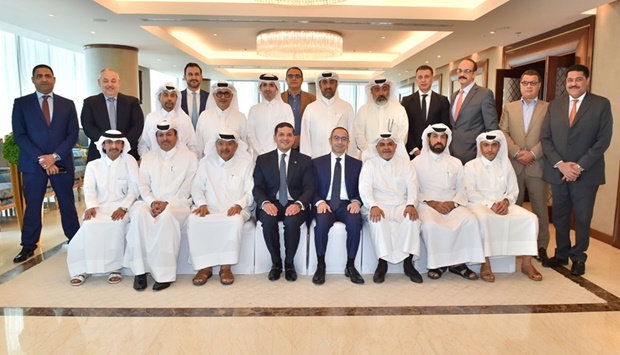 The Qatari Businessmen Association (QBA) led by its Chairman HE Sheikh Faisal bin Qassim al-Thani discussed with Mohamed Abdel Wahab, CEO, Egyptian General Authority for Investment and Free Zones (GAFI) ways to develop the investment co-operation between the two countries.