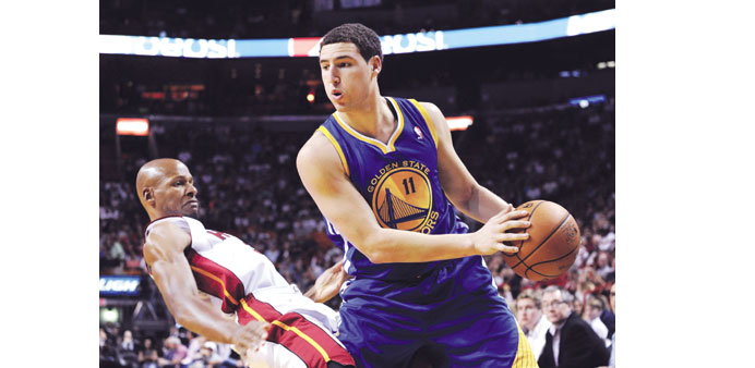 Klay Thompson scores career high; Warriors whip Lakers