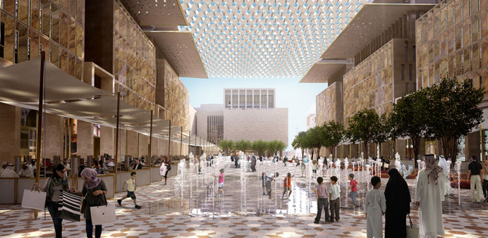 Being built as part of Phase 1B of Downtown Doha, Al Baraha is set to be the biggest manmade square in the Gulf, equal in size to the famous Piazza Sa