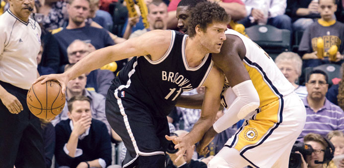 Nets continue playoff push with win over Pacers - Gulf Times