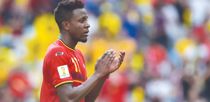 Belgiumu2019s forward Divock Origi.