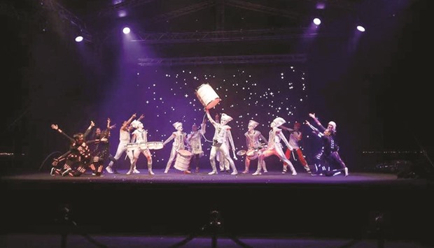 PROWESS: Performers take to the centre-stage with panache.