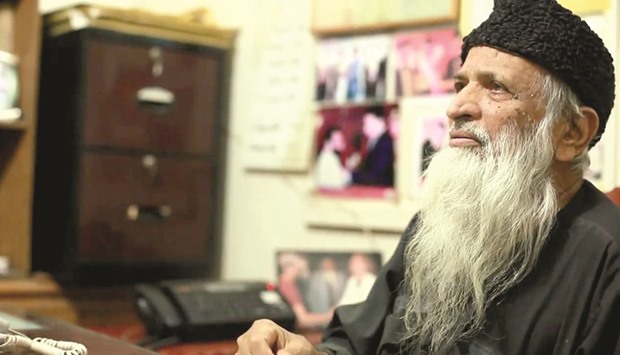 ROLE MODEL: Edhi led a simple life, owning just two sets of clothes and living in a small room beside his office.