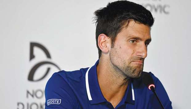 Twelve-time Grand Slam champion Novak Djokovic will miss rest of the season to recover from an elbow injury. (AFP)