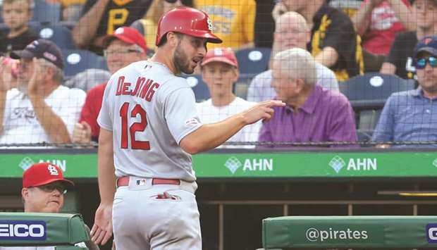 DeJong's 3 homers lead Cardinals over Pirates 14-8