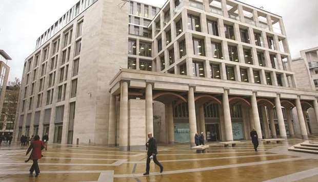 The London Stock Exchange building in Paternoster Square, London. The FTSE 100 closed up 0.8% to 7,549.06 points yesterday.