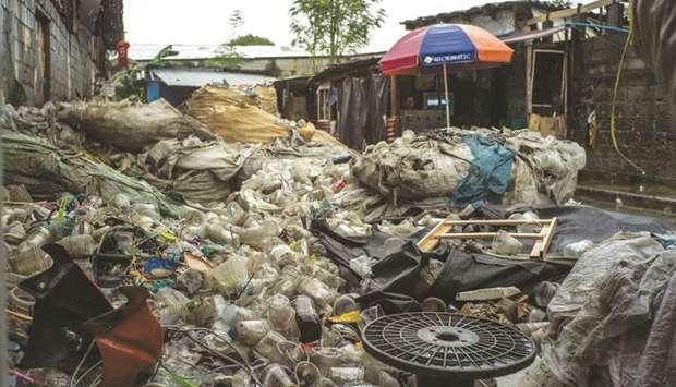 Canumay West village in Valenzuela City has numerous recycling plants that deal with plastic waste produced domestically and imported from other countries.