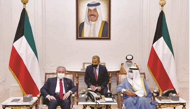 Kuwait Deputy Amir Meets Turkish National Assembly Speaker Gulf Times