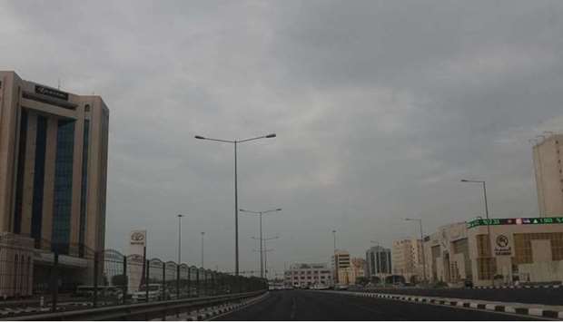 Cloudy conditions in Doha Friday. PICTURE: Shaji Kayamkulam