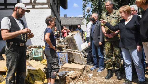 Days of extreme downpours cause devastating floods in Germany. AFP