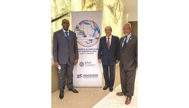 Qatar's ambassador to Portugal Saad bin Ali al-Mohannadi participated in the closing session of the Council of Foreign Ministers of the Community in Luanda, which preceded the summit.