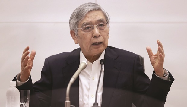 Haruhiko Kuroda, governor of the Bank of Japan.