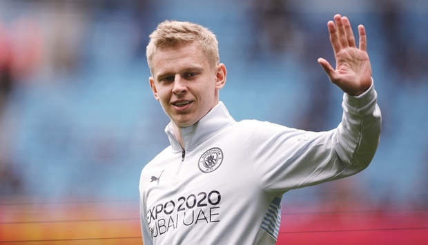 Arsenal reach agreement with Manchester City for Oleksandr Zinchenko