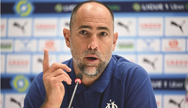 French Ligue 1 football club Marseilleu2019s newly appointed coach Igor Tudor speaks during a press conference in Marseille yesterday. (AFP)