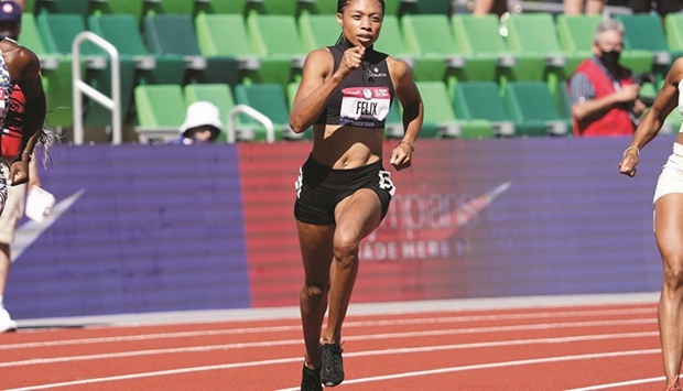 Allyson Felix.