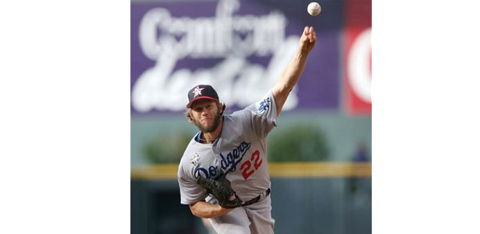 Dodgers' Kershaw extends scoreless streak to 36 innings