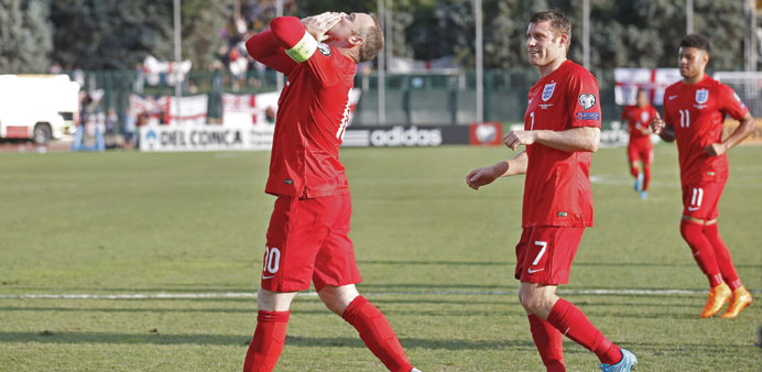 Rooney equals Charlton's England goal-scoring record