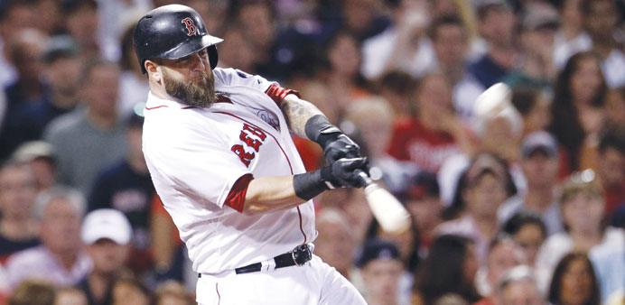 Mike Napoli homers twice for Red Sox in loss to Pirates