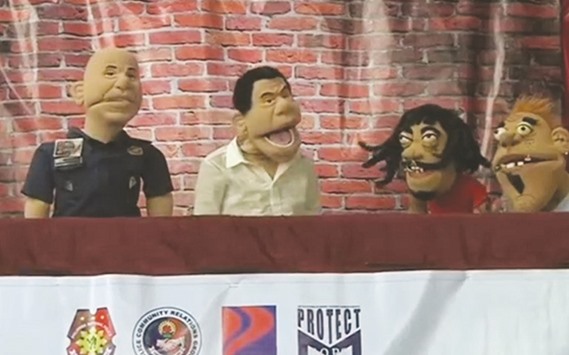 The Philippine National Police held puppet shows for schoolchildren aimed at curbing cases of drug-dependence in the grassroots level.