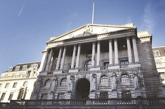 The Bank of England headquarters in London. The BoEu2019s policy announcement, due today after the British central banku2019s latest monetary policy meeting, would take rates to their lowest level in the BoEu2019s 322-year history.
