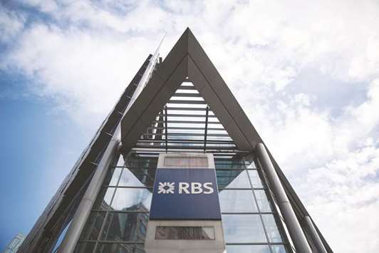 A view of the Royal Bank of Scotland Groupu2019s headquarters in London. RBS is set to close 244 branches this year, according to a Reuters analysis of bank announcements, academic studies and government data.