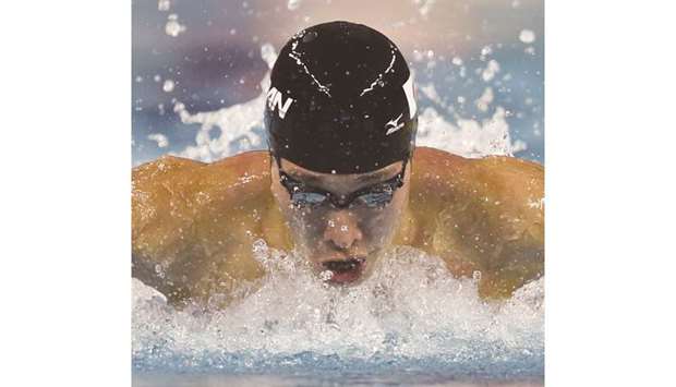 Japan have named a strong swimming team led by Olympic medallist Kosuke Hagino. (AFP)