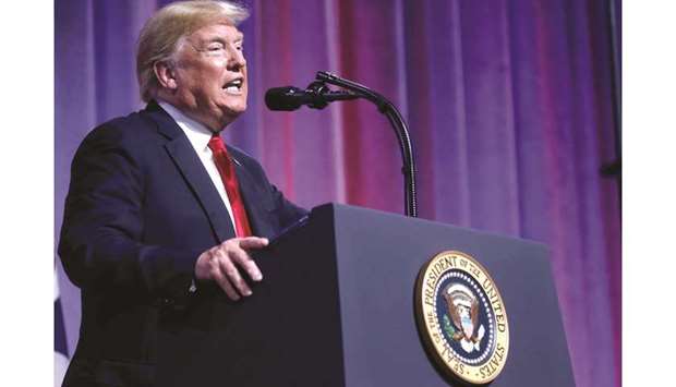 US President Trump delivers remarks at the Ohio Republican Party State Dinner in Columbus, Ohio, on Friday. The hawks in the Trump administration have gained the upper hand - and theyu2019re set to unleash a fall offensive on China.