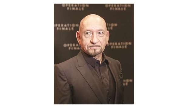 PREMIERE: Sir Ben Kingsley attends the Operation Finale premiere at Walter Reade Theatre Lincoln Center in New York City.