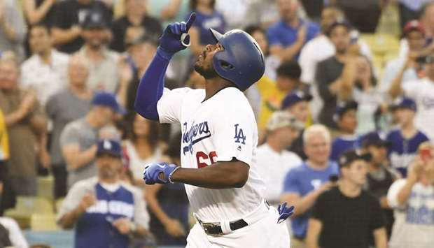 Yasiel Puig lifts Dodgers past Padres after 17 innings