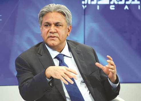 Abraaj founder Arif Naqvi attends the annual meeting of the World Economic Forum in Davos, Switzerland on January 17, 2017. Abraaj and Naqvi face cases in the  Cayman Islands and the UAE for defaulting on loan payments.