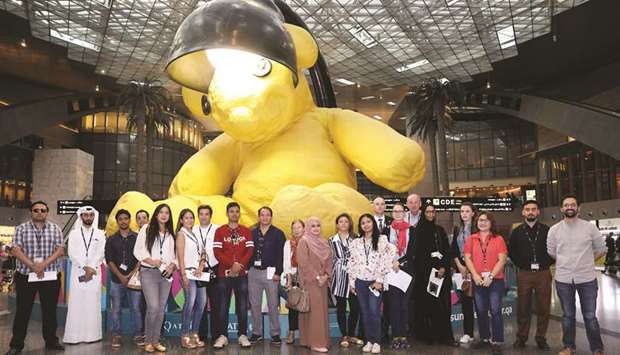 Culture Pass members got a chance to experience some of the summer activities that HIA is hosting across the terminal as part of the Summer in Qatar programme.