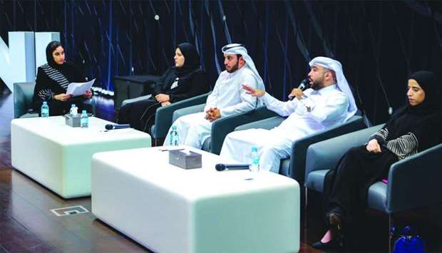 Qatari professionals share their experience at the event.rnrn
