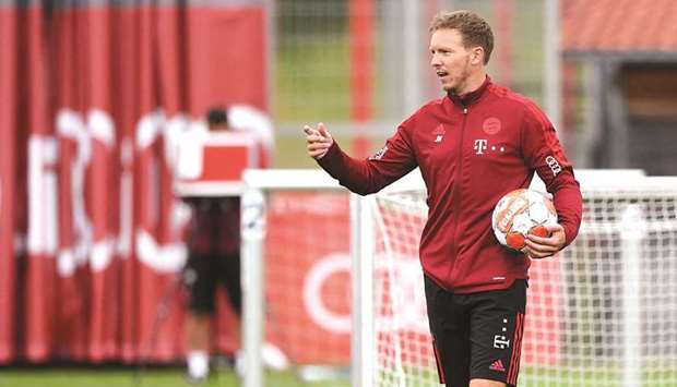 Bayern Munich head coach Julian Nagelsmann.