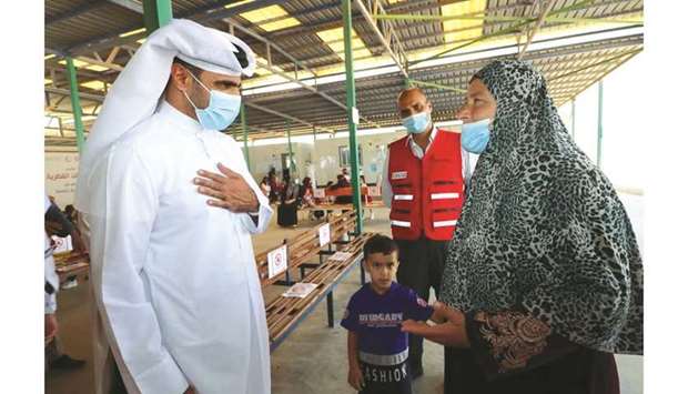 Qffd Inspects Health Projects Dedicated To Syrian Refugees Gulf Times