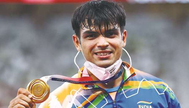 (File photo) Neeraj Chopra won Indiau2019s first Olympic gold medal in track and field events in Tokyo Olympics recently.