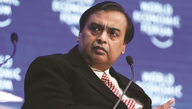 Mukesh Ambani, billionaire and chairman and managing director of Reliance Industries Ltd.