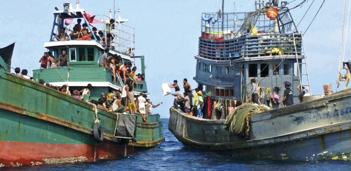 Starving boatpeople are turned back by Thailand - Gulf Times