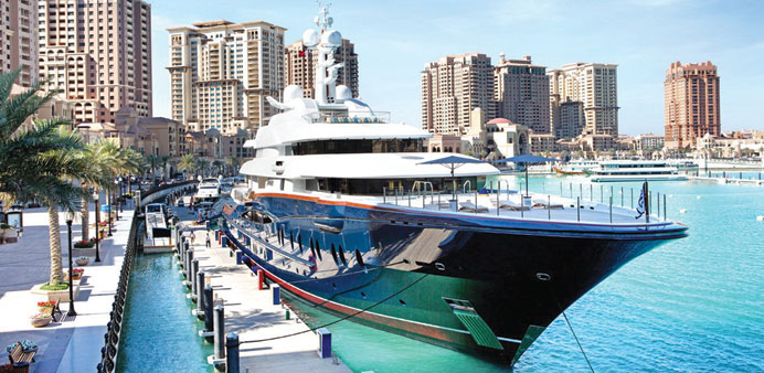 superyachts in qatar