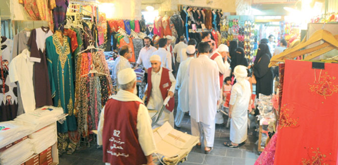 Shoppers in one of the local markets. PICTURE: Jayan Orma