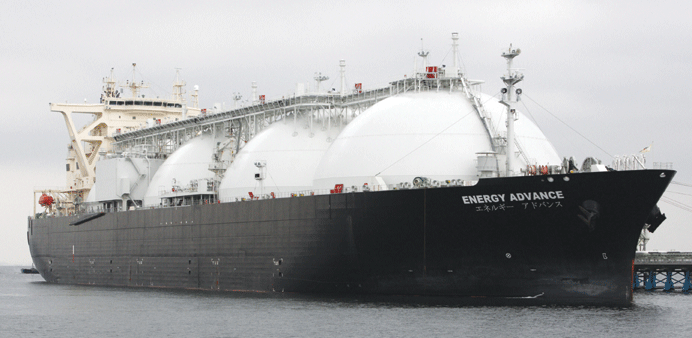 An LNG tanker operated by Energy Advance Co