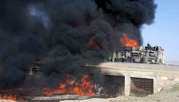 Fuel tanker, bus collision in Afghan
