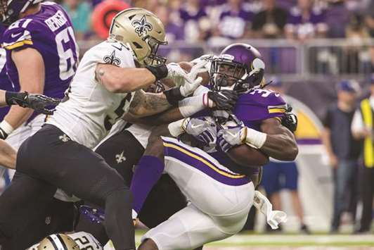 Adrian Peterson's return spoiled in Minnesota Vikings win vs. New Orleans  Saints 