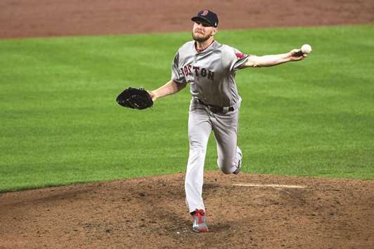 Red Sox pitcher Chris Sale reaches 300 strikeouts 