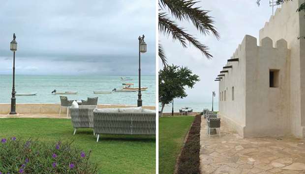 Arsan sits in front of the Ruwais beach; Arsan Cafe is listed as a heritage site under Qatar Museums