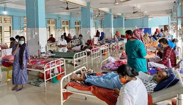 In a file photo, a view of a Covid ward in the Government Medical College Hospital in Manjeri in Kerala's Malappuram district. (Reuters)