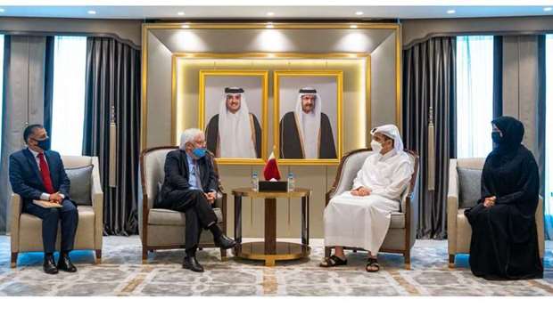 Officials discussed the existing coordination between the State of Qatar and the United Nations Office for the Coordination of Humanitarian Affairs.