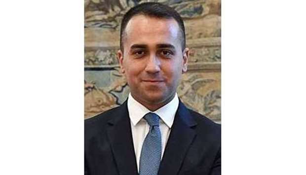 Italian Foreign Minister Luigi Di Maio