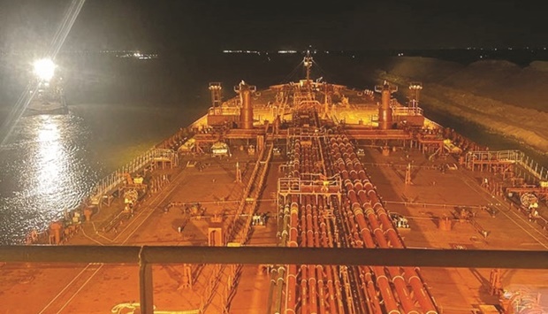 An oil tanker, which was briefly stranded in Egyptu2019s Suez Canal late on Wednesday due to a technical fault, is seen after tug boats refloated it in this handout image released on Thursday by The Suez Canal Authority (SCA). The incident occurred in the same single-lane stretch of the canal where a giant cargo ship, the Ever Given, ran aground in March 2021 and was stuck for six days, disrupting global trade.